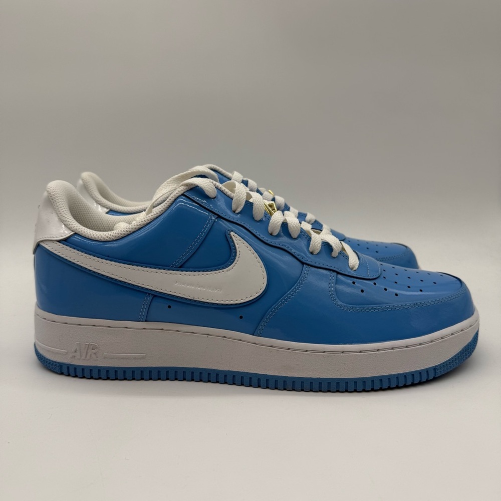 Nike By You Air Force 1 Low Blue White Mens Shoes Size 13 DJ7015-991 New - Picture 4 of 9